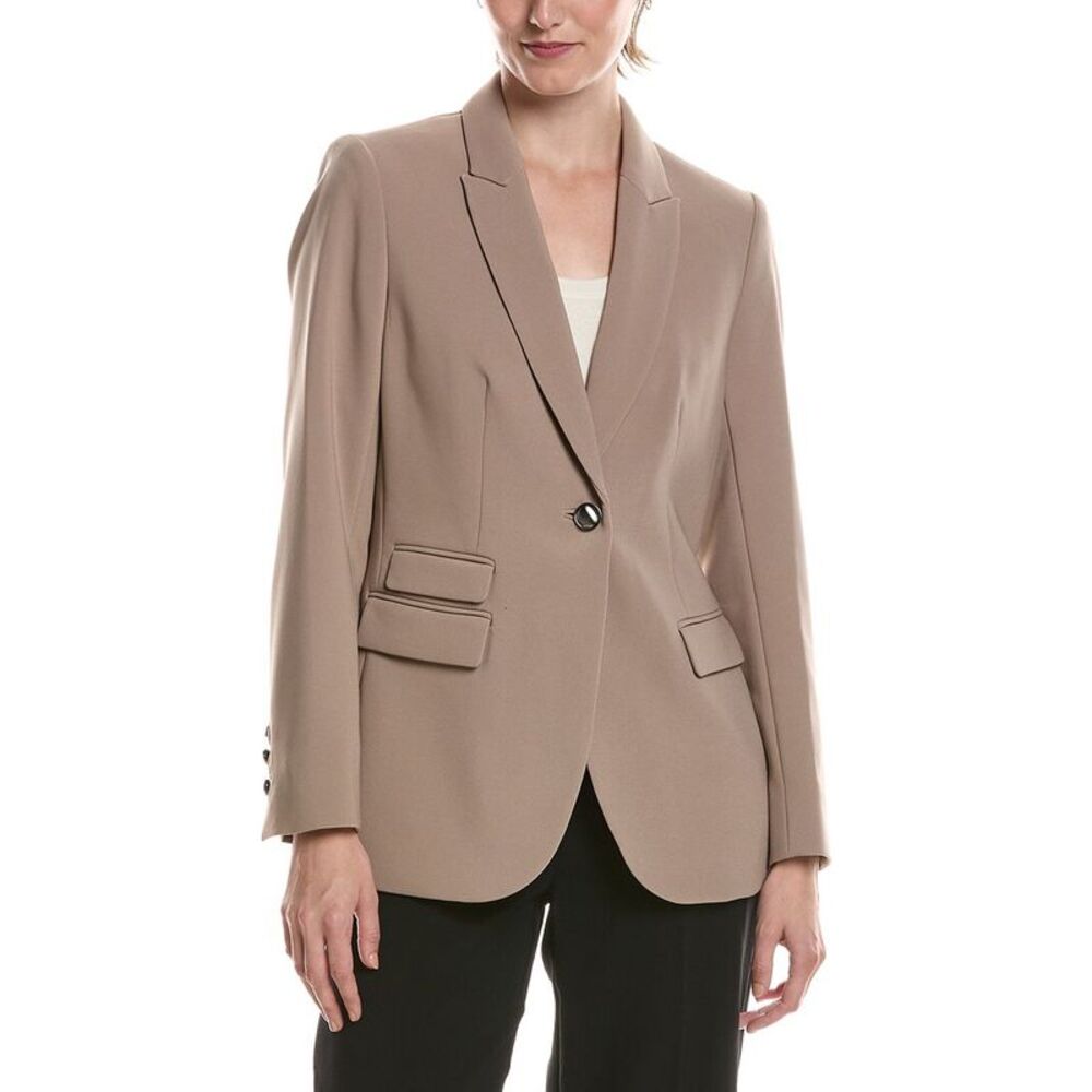 Anne Klein Womens Liberty Stretch Jacket